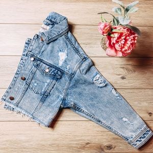 Cropped Denim Jacket